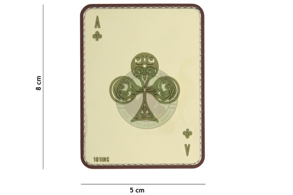 3D PVC, Ace Of Clubs, Coyote