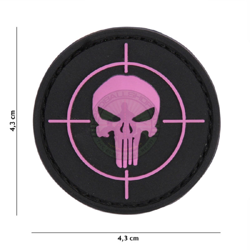 3D PVC, Punisher Sight, Sort/pink