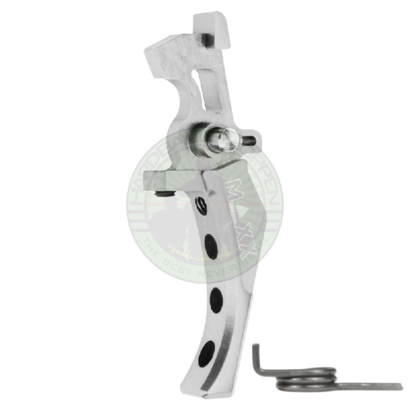 Maxx Model - CNC Aluminum Advanced Speed Trigger Style D, Sølv