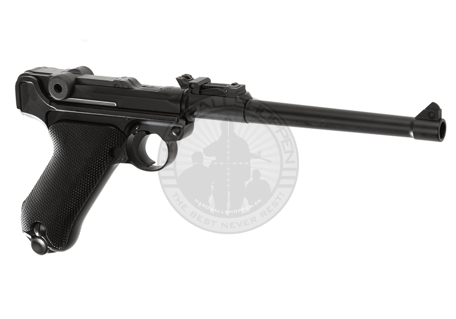 WE - P08 8 Inch Full Metal GBB Black (WE)